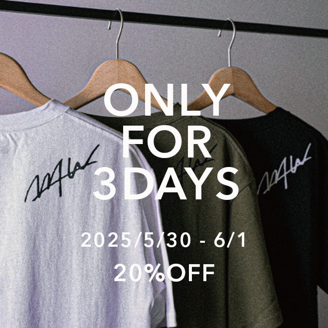 0530】LOGO TEE 3日間限定20％OFF: ｜【公式】WTW通販｜サーフ