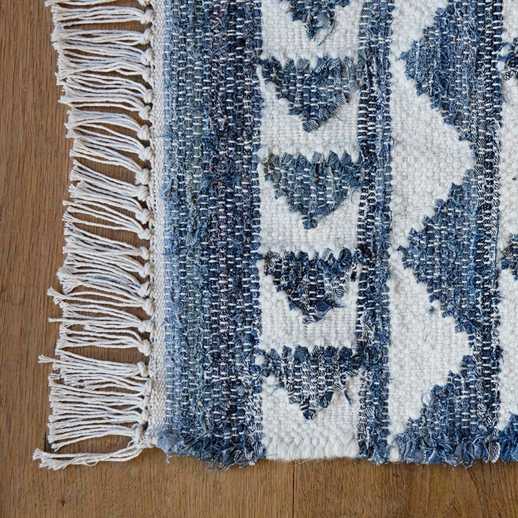 新品未使用 TRIBAL DENIM RUG 160×230 wtw カーペット