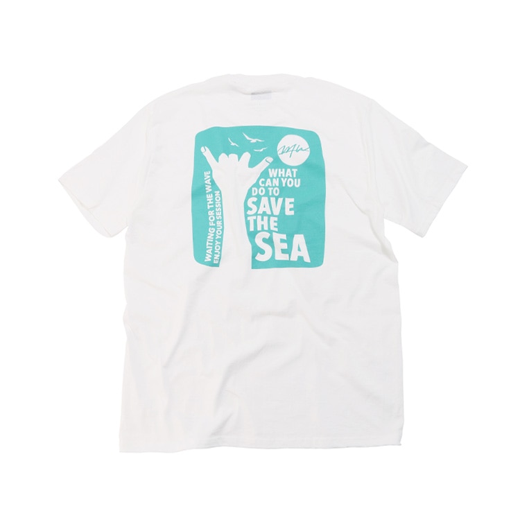 SEA (CRACK-P-DYE) S/S TEE - Tシャツ/カットソー(半袖/袖なし)
