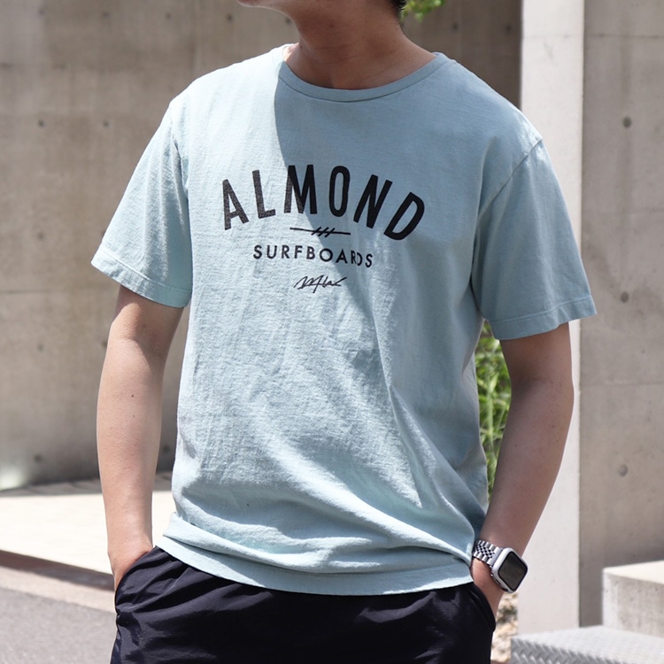 1506100087600|ＷＴＷ×ＡＬＭＯＮＤ ＳＳティー ファインサーフィング